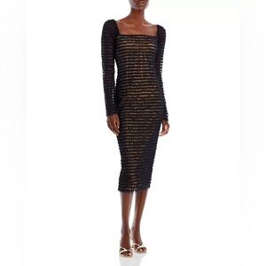 Smocked Midi Dress